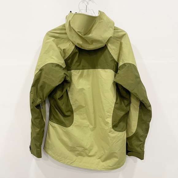 Mountain Hardwear Conduit Green Colorblock Outdoor Jacket Hooded 12 - Picture 2 of 9